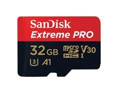 Atminties kortelė SanDisk microSDHC Extreme Pro 32GB U3 V30 UHS-I A1 100/90 MB/s