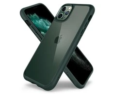 Dėklas Spigen Ultra Hybrid, midn. žalias - iPhone 11 Pro