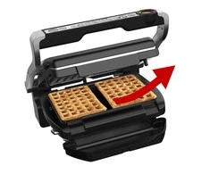 Elektrinė kepsninė Tefal OptiGrill+ + Vaflių plokščių rinkinys GC716D12