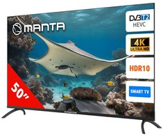 Manta 50LUA123E LED 50'' 4K Ultra HD Android televizorius
