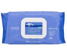 Uriage Bébé Lingettes Nettoyantes Cleansing Wipes drėgnos servetėlės vaikams, 70 vnt.