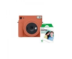 Fujifilm Momentinis fotoaparatas instax SQUARE SQ1 TERRACOTTA Oranžinis+instax SQUARE glossy (10pl)