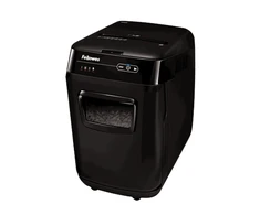 Fellowes Cross-Cut | AutoMax 200C | Juodas | Popieriaus smulkinimas | Kompaktinių diskų smulkinimas | Kreditinių kortelių smulkinimas
