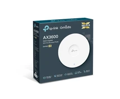 Maršrutizatorius TP-LINK EAP660 HD belaidis dviejų dažnių lubinis prieigos taškas | TP-LINK | Belaidis dviejų dažnių lubinis prieigos taškas | EAP660 HD | 802.11ax | 2402+1148 Mbit/s | 10/100/1000/2500 Mbit/s | Ethernet LAN (RJ-45) jungtys: 1 | MU-MiMO: Taip | PoE įvestis | Antenos tipas: Vidinė