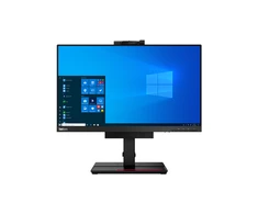 Monitorius Lenovo ThinkCentre Tiny-in-One 24 (Gen 4) 23,8 colio, IPS, 1920 x 1080, 16:9, 4 ms, 250 cd/m², Integruotas garsiakalbis (-ai), Juodas, 1080p kamera su dviem mikrofonais, skirta VOIP , LED indikatorius, 60 Hz, HAS