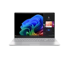 Nešiojamas kompiuteris Asus Vivobook S S5507QA-MA112W | Cool Sidabrinis | 15.6 " | OLED | 3K | 120 Hz | 2880 x 1620 pikselių | Glossy | Snapdragon X Elite | X1E 78 100 | 32 GB | LPDDR5X | Solid-state drive capacity 1000 GB | Qualcomm Adreno GPU | Windows 11 Home | 802.11be | Bluetooth versija 5.4 | Klaviatūros kalba: US international | Klaviatūros apšvietimas | Garantija 24 mėn.