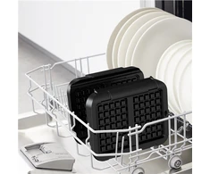 Virtuvinės svarstyklės TEFAL OptiGrill Užkandžių ir kepimo reikmenys | XA730810 | Kepinių skaičius 1 | Vaflis | Juodas