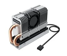 Graugear M.2 disko radiatorius su ventiliatoriumi (G- M2HP04- F)