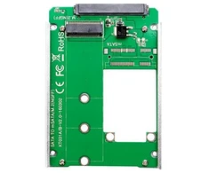 MicroStorage M.2 - SATA SSD adapteris, 22 kontaktai SATA į M.2 SATA, B raktas 2242/2262/2280 DELTACOIMP / KT031B2