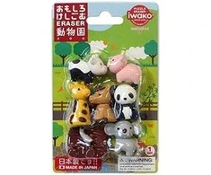 IWAKO trintukų- dėlionių rinkinys "Zoo" ER-BRI018