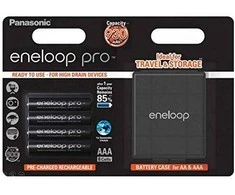 1x4 Panasonic Eneloop Pro Micro AAA 930 mAh + Akkubox