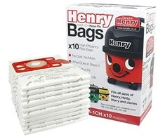 Dulkių maišeliai Numatic HEPA-FLO NVM1CH 10vnt. Henry/James siurbliams