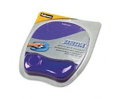 FELLOWES CRYSTAL PURPLE Pelės kilimėlis riešo atrama