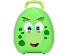 Mokomasis nešiojamas naktipuodis My Carry Potty, dinozauras, žalios spalvos