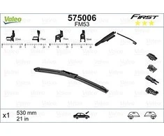 Valytuvas Valeo Multiconnection 530 mm