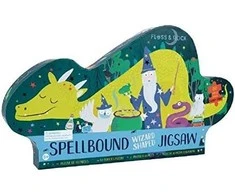 FLOSS &amp; ROCK - Spellbound 80pc "Wizard" Shaped Jigsaw with Shaped Box - (42P6342)