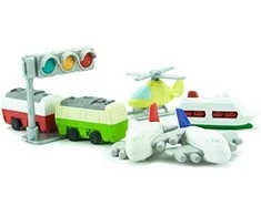 IWAKO trintukų- dėlionių rinkinys "Vehicle" ER-BRI021