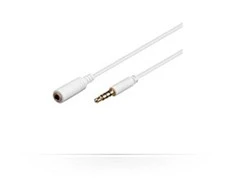 Kabelis MicroConnect lizdas 3,5 mm - 3,5 mm lizdas 1 m balta (IPOD003A)