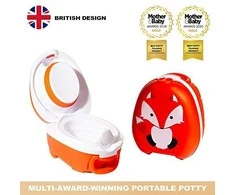 Mokomasis nešiojamas naktipuodis My Carry Potty, lapė, raudonos spalvos