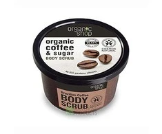Šveitiklis kūnui minkštinantis ORGANIC SHOP Coffee, 250 ml