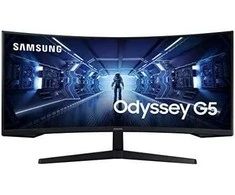Monitorius SAMSUNG Odyssey G5 G55T 34 colių UWQHD VA 165Hz 250cd/m2 2500:1 DisplayPort