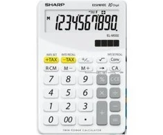 Sharp EL-M332 skaičiuotuvas Desktopas Finansų skaičiuotuvas Balta