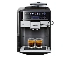 SIEMENS Kavos aparatas TE655319RW Slėgis 15 bar, Su pieno plakikliu, Automatinis, 1500 W, Juodas