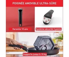 Puodų ir keptuvių rinkinys Tefal Ingenio Emotion, 10 dalių (L897AS74)