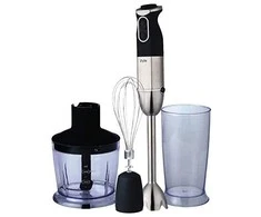 Maisto smulkintuvas Zyle ZY8225BL, 1000 W, su 500 ml indeliu, 600 ml indeliu ir plakimo šluotele