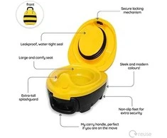 Mokomasis nešiojamas naktipuodis My Carry Potty, bitutė, geltonos ir juodos spalvos