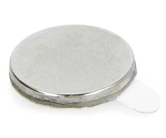 Calamite Apvalūs neodimio magnetai Calamit su lipniu sluoksniu N N35/Ni 10x1mm - 10 vnt