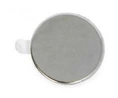 Calamit Neodimio magnetas su lipniu sluoksniu S N35/Ni 15x1.2mm - 10vnt