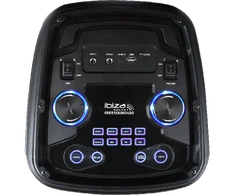Ibiza FREESOUND400 NEŠIOJAMA GARSO SISTEMA SU AKUMULIATORIUMI BLUETOOTH/USB/TF/RC, 2X 8′′