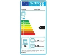 Dujinė viryklė su elektrine orkaite Gorenje GKS6C71WF