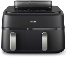 Dviejų krepšelių gruzdintuvė Philips 5000 Series NA551/00 su garų funkcija