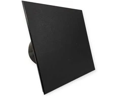 Ventiliatorius Vlano EOS 125 H BK, su juodu stiklu ir drėgmės jutikliu, 125 mm