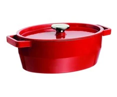 Pyrex Ketaus puodas 29cm 3,8l SLOWCOOK ovalus raudonas