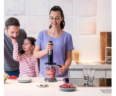 Braun MultiQuick 7 MQ 7045X 1,25 L Panardinamas maišytuvas Juoda, Nerūdijančiojo plieno 1000 W