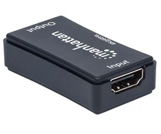 „Intracom“ MANHATTAN HDMI kartotuvas atkuria 4K vaizdo įrašą ir be nuostolių garsą iki 40 m 131 pėdų.