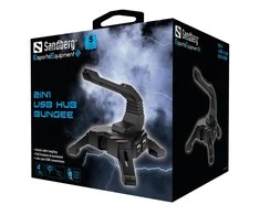 Pelė Sandberg 2in1 USB šakotuvas Bungee