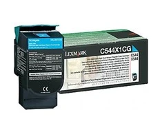 Lexmark C544, X544 žalsvai mėlyna ypač didelio našumo grąžinimo programa Tonerio kasetės kasetė, žalsvai mėlyna, 4000 puslapių