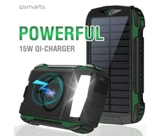 4Smarts Solar Power Bank Rugged TitanPack UltiMag 20000mAh Žalias ( Žalias)