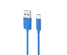 Usams U-GEE Universal micro USB 1m Mėlyna