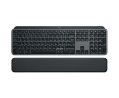 Belaidė šviečianti klaviatūra Logitech MX Keys S PLUS, Grafito spalvos su atrama delnams