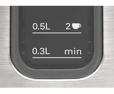 Bosch TWK5P480 Virdulys, DesignLine, Nerūdijančio plieno