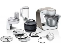 MUM5 MUM5XW20 Virtuvinis kombainas Bosch, Baltas, šampaninis