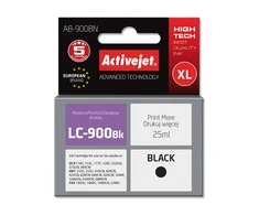 Activejet AB-900BN rašalas (pakeitimas Brother LC900Bk; Supreme; 25 ml; juodas)
