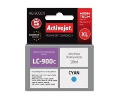 Toneris Activejet AB-900CN rašalas, skirtas Brother spausdintuvams; Brother LC900C pakeitimas; Aukščiausias; 17,5 ml; žalsvai mėlyna