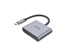 UNITEK adapteris USB-C į 4K 60Hz Hdmi Full HD VGA V1126A
