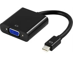 Adapteris DELTACO mini DisplayPort - VGA, juodas / DP-VGA3
